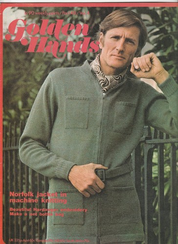 Vintage golden hands magazine - golden,
