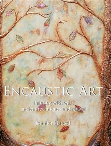 Encaustic art painting with - encaustic,