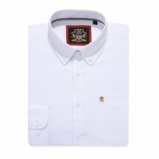 White Oxford Shirt,Mens Long