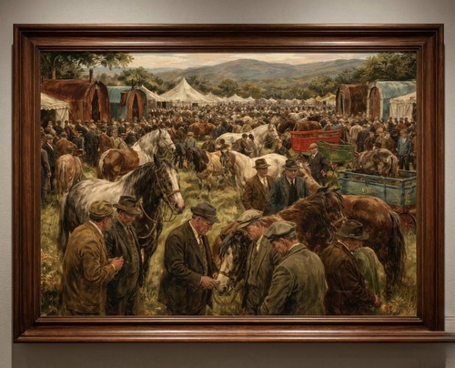 Appleby horse fair printed - fair,