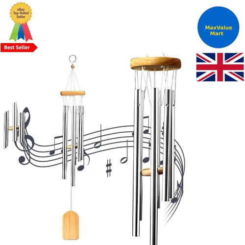 Elegant wooden wind chime with - wind,
