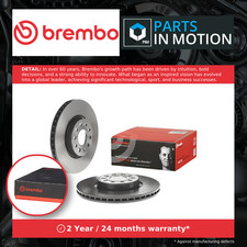 2x Brake Discs Pair Vented