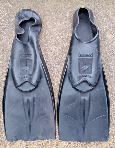 Swim fins flippers black - flippers, uk