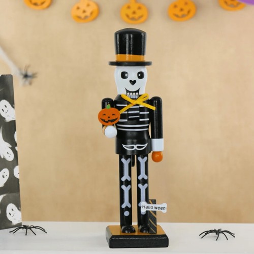Halloween skeleton nutcracker - halloween,