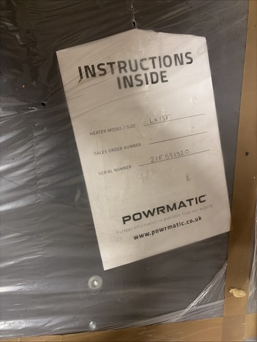 Powrmatic lx15f gas heater - lx15f,