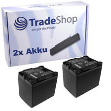 2x battery 2100mAh for Canon Legria FS37 FS-37 FS305 FS306 FS307 chip