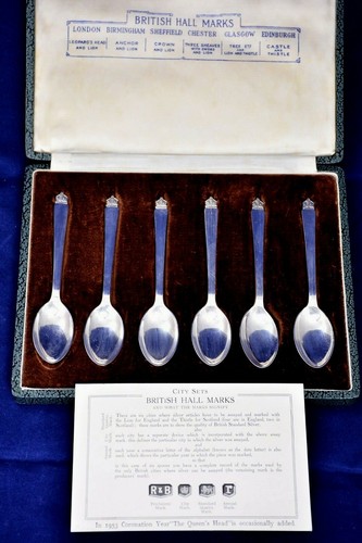 Sterling silver teaspoons - sterling,