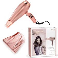 BaByliss Hair Dryer 2100W Rose Gold – Ionic, Ceramic & Lightweight, Salon Finish