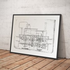 Steam Train Poster - Technical
