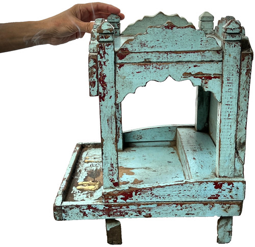 Antique indian home shrine - antique,