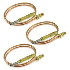 BLUE SEAL GAS THERMOCOUPLES 320mm FULL SET OF 3 FOR FRONT BURNER G50 OVEN