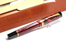 PARKER DUOFOLD CENTENNIAL FOUNTAIN PEN  1988 DATE CODE 18K FINE NIB WOOD BOX