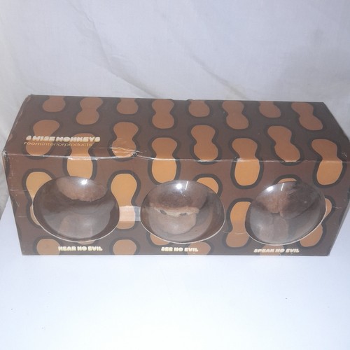Three wise monkeys dolls furry - monkeys,