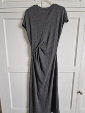 Ladies Long Grey Twist Waist