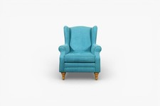 Skye Armchair, Soft Weave Teal