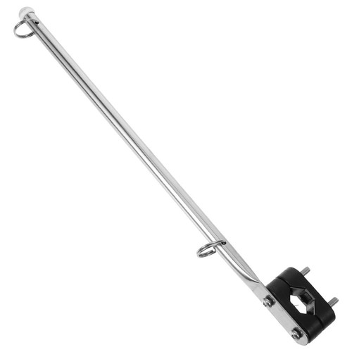 Stainless steel flag pole boat - stainless,