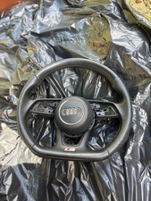 AUDI A3 S3 S LINE TIPTRONIC FLAT BOTTOM STEERING WHEEL 2016  TO 2020 8W0419091DH