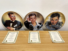 Frank Sinatra Franklin Mint Plate Collection Fine Porcelain with 24K Gold