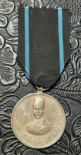 Egypt 1936 white metal medal - 1936,