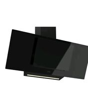 VICEROY WRAG90RF 90cm Chimney Cooker Hood, Black Angled Glass extractor 