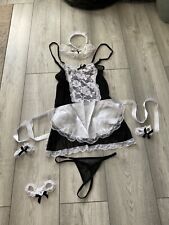 NAUGHTY/SEXY MAID FANCY DRESS/COSPLAY..BRAND NEW..SIZE 8-12..FRENCH MAID