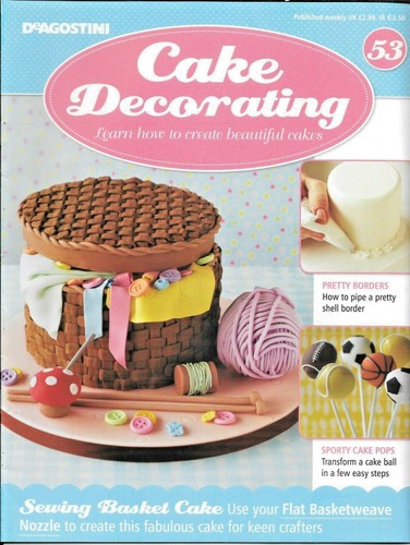 Deagostini cake decorating - cake,