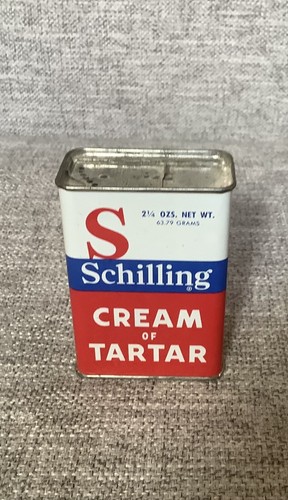 Vtg tin schilling cream - vtg,
