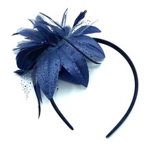Feather Aliceband Fascinator Headband Weddings Ladies Day Race Royal Ascot