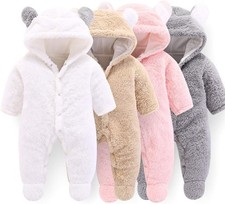 Baby Bear Hooded Snowsuit