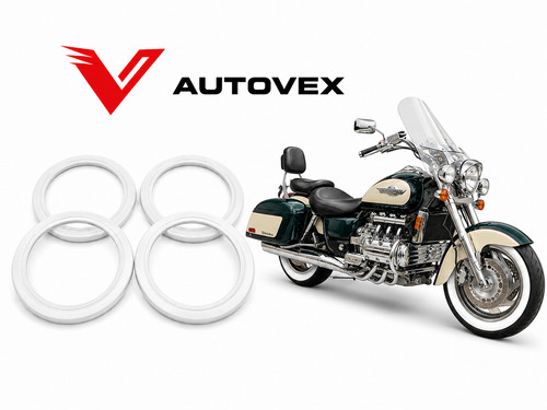 White wall motorbike tyre - 19",