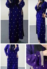 Purple Colour Embroidery 2pc