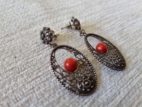 Sterling silver earrings - sterling,