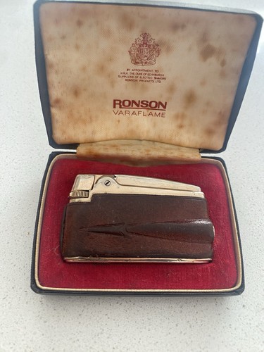 Ronson varaflame lighter with - lighter,