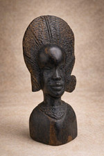 Vintage african tribal wooden - vintage,