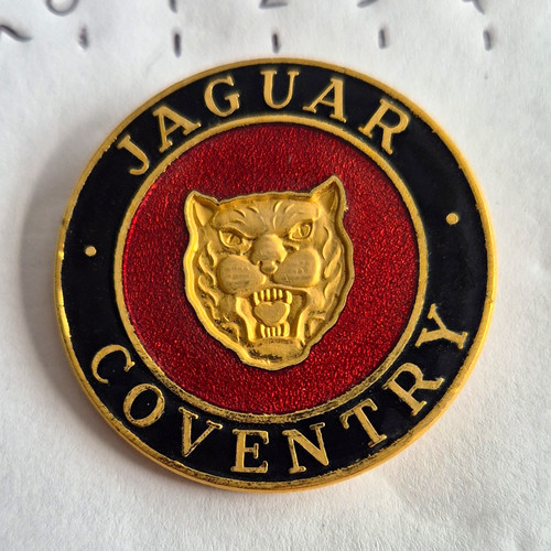 Jaguar coventry enamel badge - enamel,