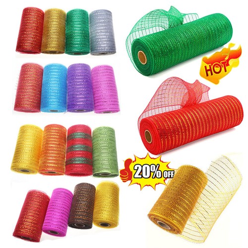 Deco mesh rolls 15cm - mesh, x