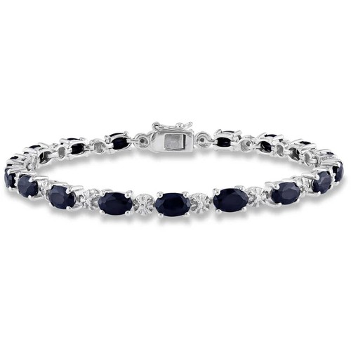 Oval blue sapphire - oval,