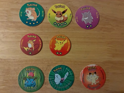 Official pokemon tazo pogs - official, tazo/pogs