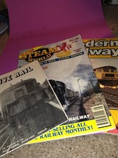 3 x Railway Magazines From The