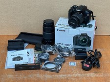 Canon EOS 1100D DSLR Camera with EF-S 18-55 & 75-300mm zoom. 12.2Mp.