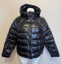 ZARA BLACK SHINY VINYL QUILTED