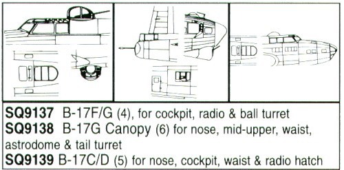Squadron canopies sqs9137 - canopies, 1:72