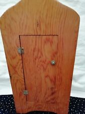 Vintage 1950s Wooden Pine Doll's Clothes Wardrobe Scratch Built Hand Crafted 