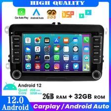 CarPlay Car Stereo GPS SAT NAV Radio Android 12.0 For VW Golf MK5/6 Jetta Passat