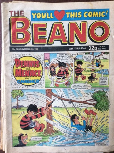 Box the beano comic - box,