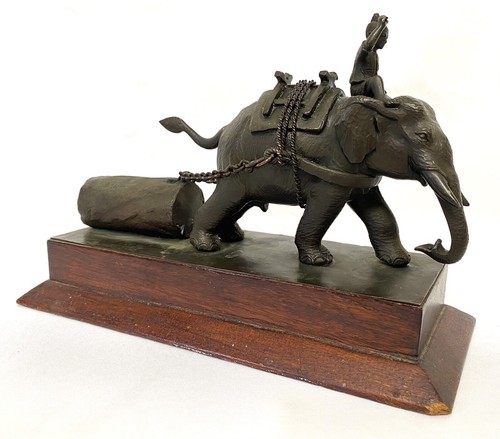Antique bronze figure an - bronze,