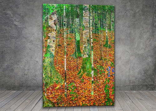 Gustav klimt the birch - klimt, wood
