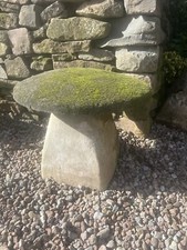 Large Antique Staddle Stone Mushroom Weathered Garden Ornament Mansion
