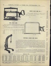 1913 PAPER AD Portable Engine