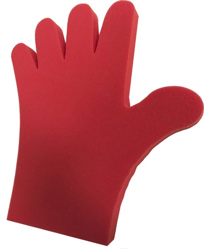 Giant open foam hand made - foam,